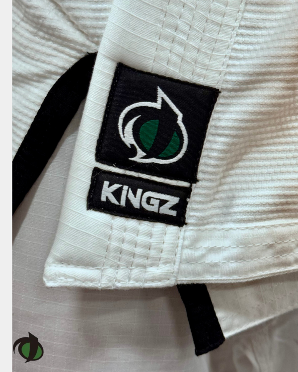 Jacaré Prime Jiu Jitsu Gi – White – Edition Kids - Image 5