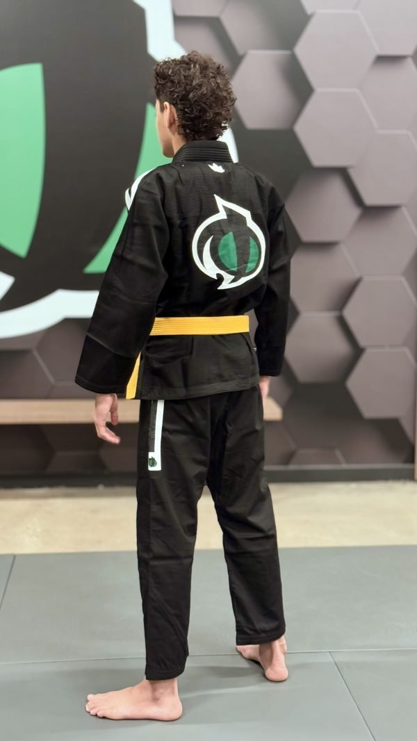 Jacaré Prime Jiu Jitsu Gi - Black - 2024 Edition Kids - Image 3