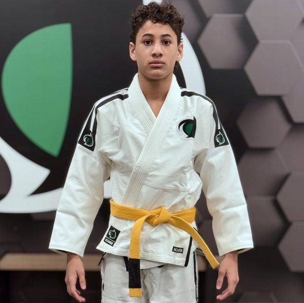 Jacaré Prime Jiu Jitsu Gi – White – Edition Kids